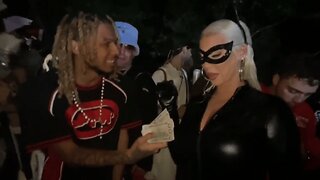 BigLoaaf Hits on Amber Rose With Fake Money