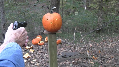Pumpkin Carving 2025 with a .45 ACP