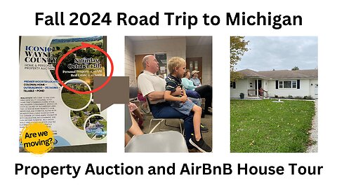 ROAD TRIP (2024) We found a Wayne County OH Property Auction (LOOK!) | AirBnB House Tour Wooster OH