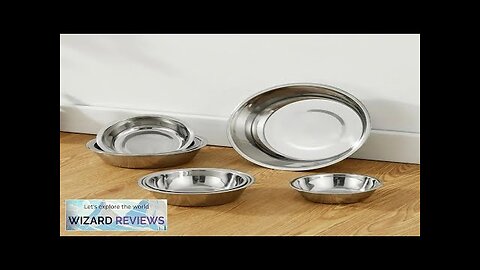 Large Capacity Dog Bowl Stainless Steel Pet Feeding Bowl Cat and Dog Review