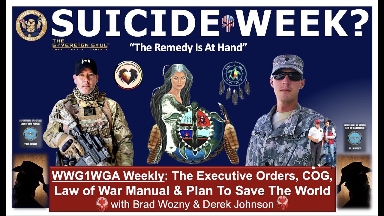 [DS] Suicide Week? CIC Trump’s MAGA Peace Deals, Hillary Treason & Arrests Soon for Vaxx Genocide?