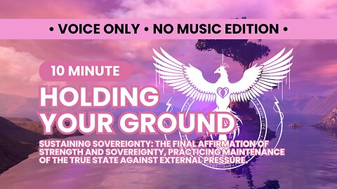 1.9 • Holding Your Ground • No Music