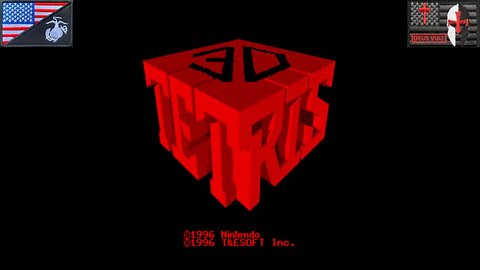 3D Tetris (Nintendo Virtual Boy - Attract Mode) [NA Only]