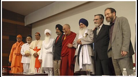 Ezra Weinberg leads religious leaders to WORSHIP Greta Thunberg and the fake climate change Aug 2023