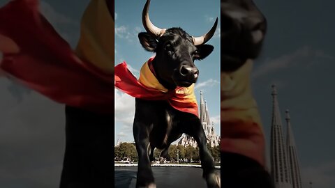Wild Bounces Animals Celebrate Their Countries Funny AI Short