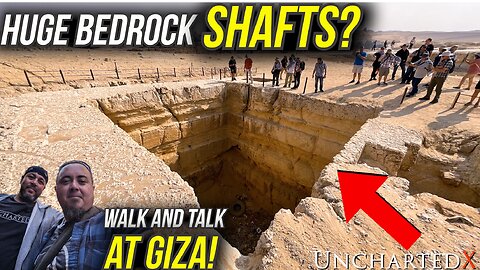 Huge Bedrock Shafts and Hidden Subterranean Chambers at the Giza Plateau? Walk n Talk with Yousef! 