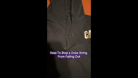 How to stop draw strings from falling out