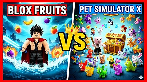 “Blox Fruits vs Pet Simulator X – Roblox Showdown 2025! ⚔️🐾”