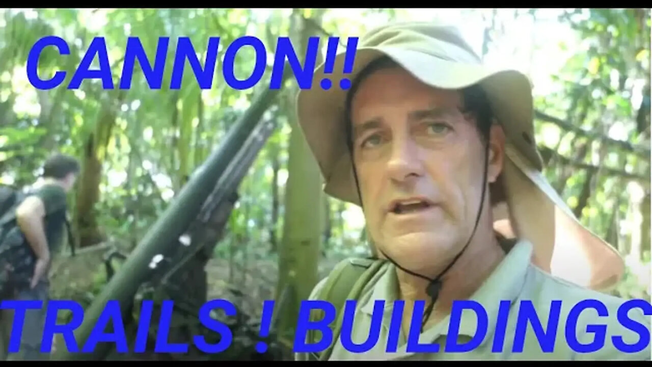 CANNON, Exploring Buildings Saipan Island 오래 된 일본 대포