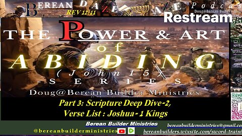 Scripture Deep Dive: Joshua-1Kings. : Daze & Waze Podcast-Ep 3