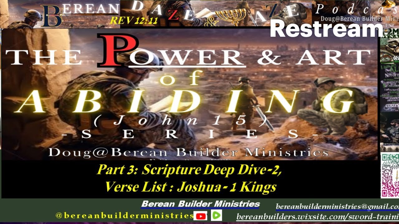 Scripture Deep Dive: Joshua-1Kings. : Daze & Waze Podcast-Ep 3