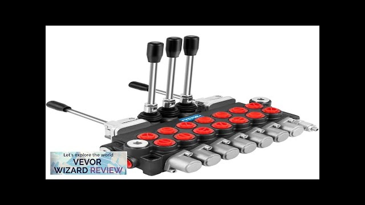 VEVOR Hydraulic Directional Control Valve 7 Spool Hydraulic Spool Valve 11 GPM Review