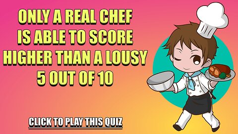 Food & Beverages Quiz