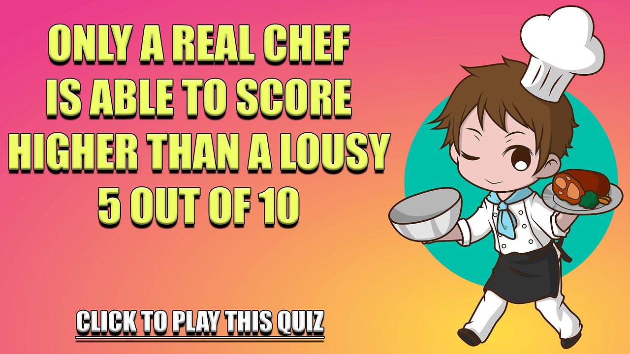 Food & Beverages Quiz