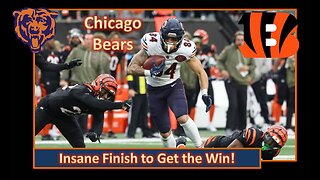 Insane Finish To Get the Win l Bears Week 9 Post Game vs Bengals l Da Bears With Dark