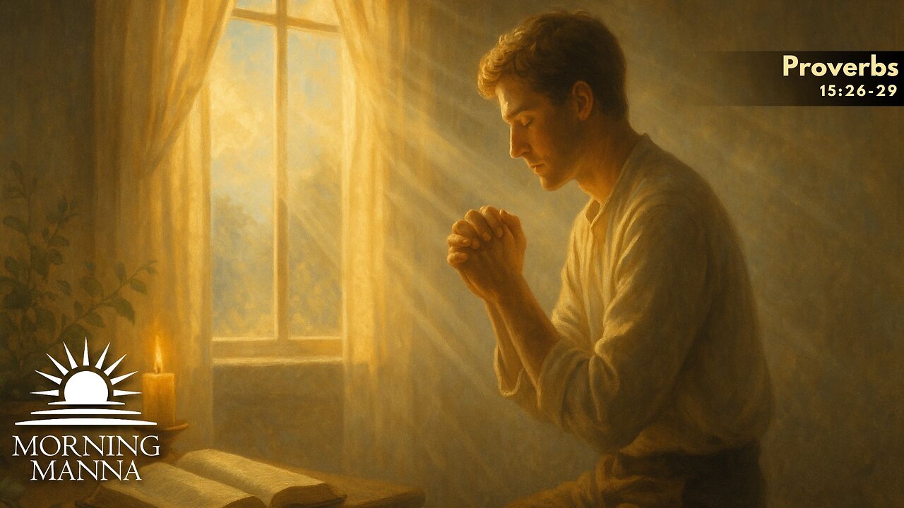 Morning Manna - Oct 30, 2025 - Proverbs 15:26-29 - Pure Thoughts, Honest Hearts, and Heard Prayers