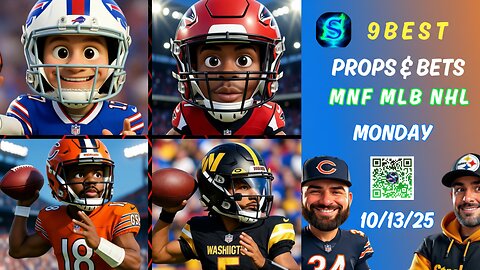 🏈 9 BEST Monday Night Football PICKS, Predictions, and Player Props | MLB Picks | NHL BETS