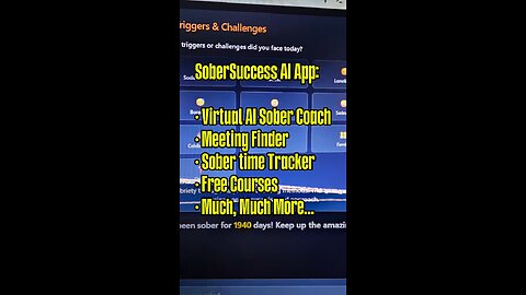 🤳- Our SoberSuccess AI App Will Be Launching Real Soon... #SoberApp #StaySober #NewApp #ComingSoon
