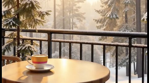 New 2025: Sweet Winter Morning Jazz, Start the day with Relaxing Jazz Cafe Music
