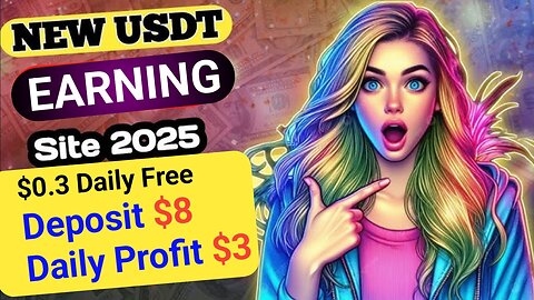 Today New Best USDT Money Making Platform | $0.3 Free For Every Day
