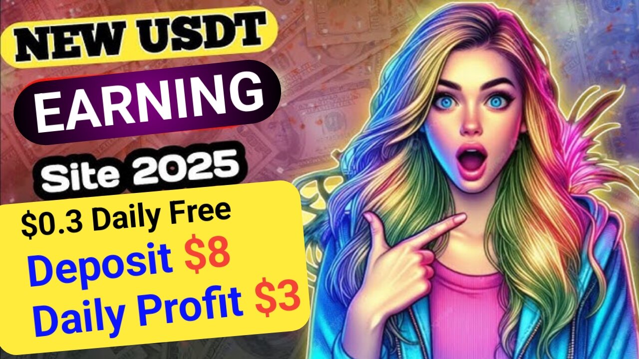 Today New Best USDT Money Making Platform | $0.3 Free For Every Day