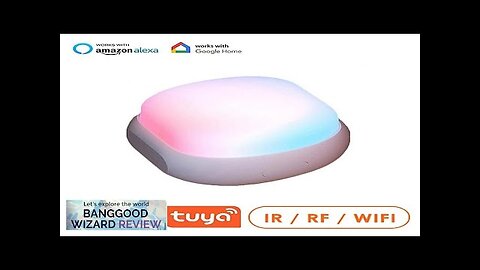 Tuya WiFi Smart Controller Universal Infrared RF Air Conditioner Switch Control RGB Review