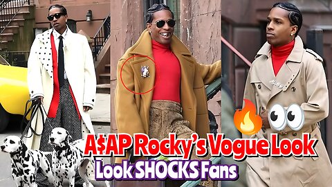 A$AP Rocky’s Bold Vogue Shoot After Legal Victory! 🔥 Harlem Fashion Icon