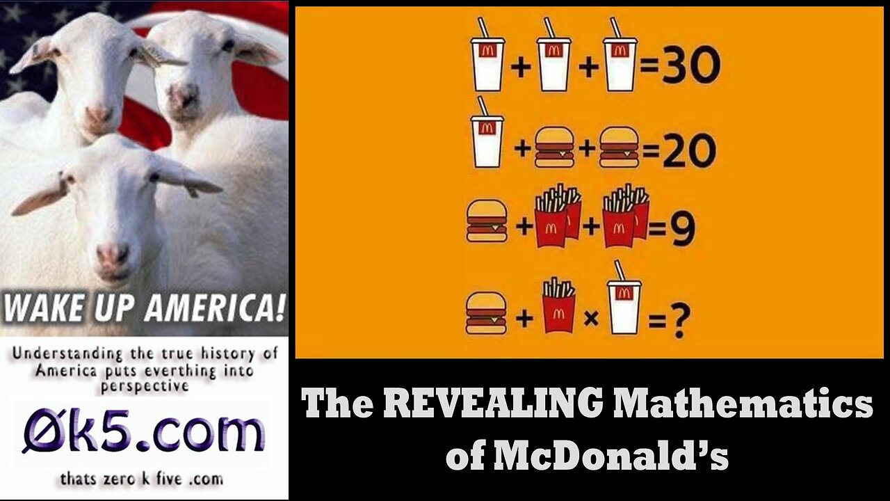 The REVEALING Mathematics of McDonald’s