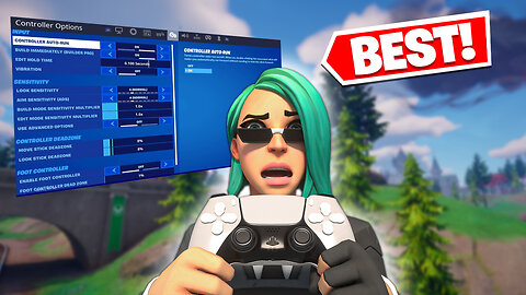 BEST Controller Settings for Fortnite Chapter 6 !!! LIVE