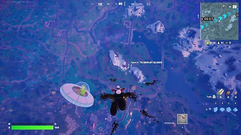 Battle130 Before the Simpsons Aliens invade Fortnite