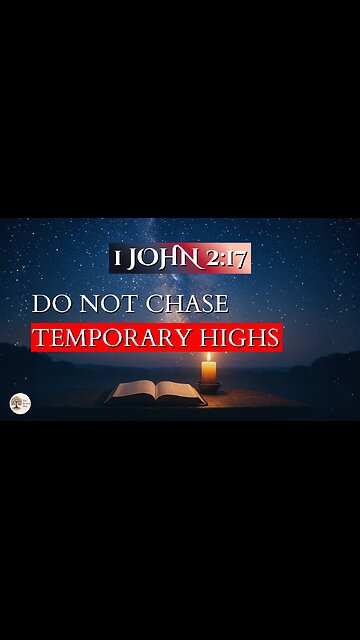 Do Not Chase Temporary Highs | 1 John 2:17