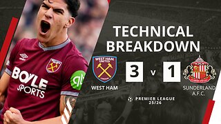 SURVIVAL SURGE! ⚒️ West Ham DOMINATE Sunderland in Crucial 3-1 Win | Premier League Highlights