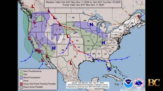 National Weather Forecast (November 17, 2025)