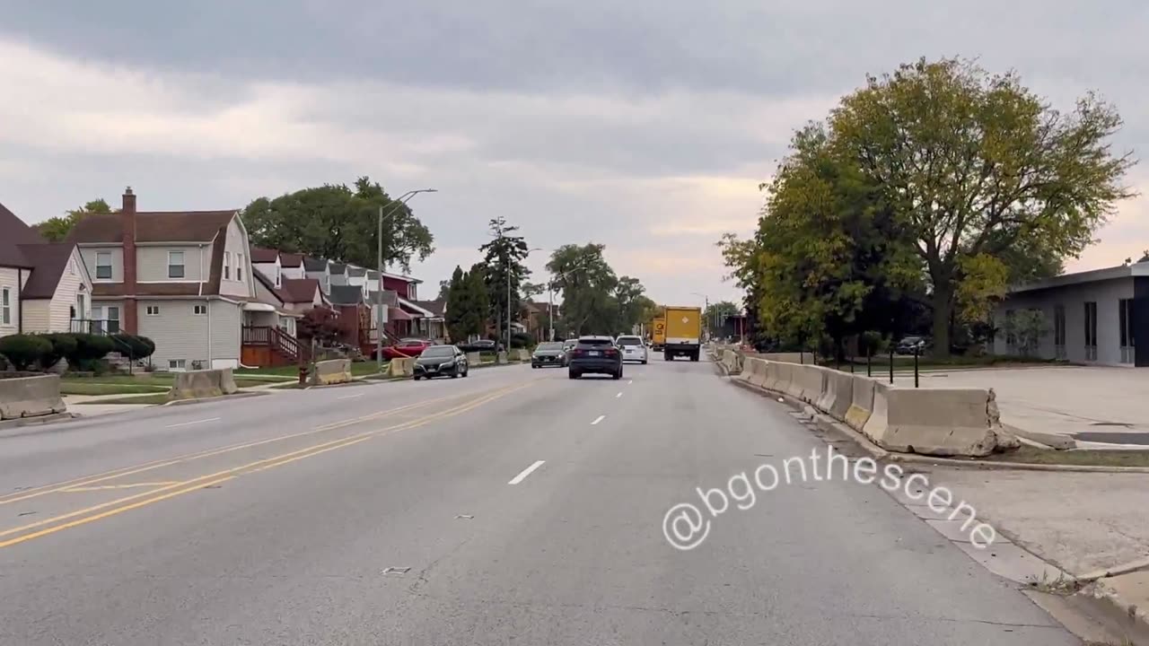 More barriers have been placed along 25th Avenue near the Broadview ICE facility,
