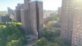 A gas explosion at Mitchell Houses in Mott Haven, Bronx, NY, triggered a partial building