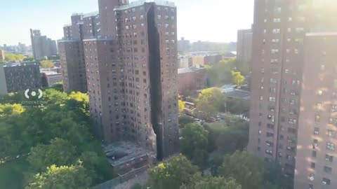 A gas explosion at Mitchell Houses in Mott Haven, Bronx, NY, triggered a partial building