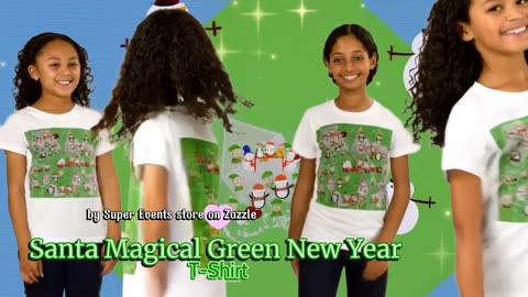 Magical Green New Year T Shirt By Super Events Store On Zazzle