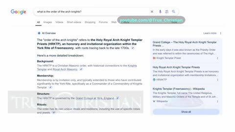 Idol Worship: Flat Earth Dave (10 years Knighted Freemason)