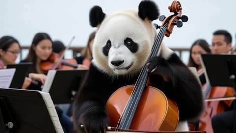 PANDA PLAYS THE CELLO