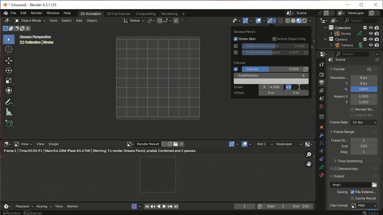 Getting Pixel Art Setup in Blender 2D Animation Studio