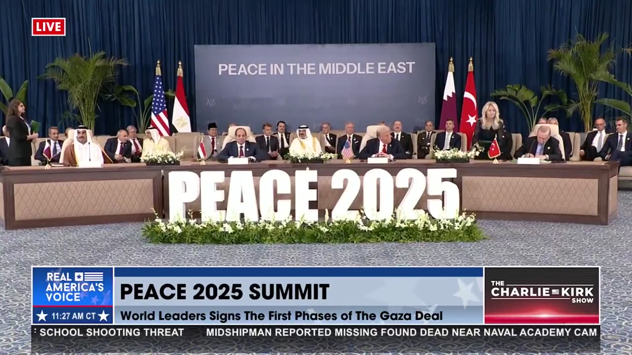 GAZA DEAL SIGNED, HISTORIC MOMENT!