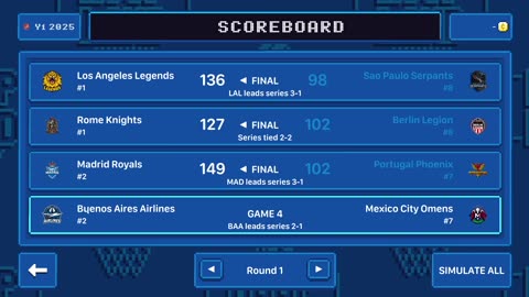 Green Hoopland Season 1: Playoffs Round 1 Game 4s