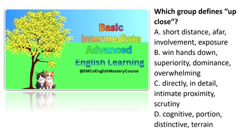 Advanced British English Quiz; Lesson 4; Part 3;