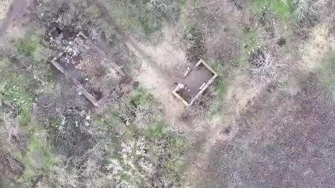 UA drone finds Russian observer, drops ordnance. Ukraine 2022