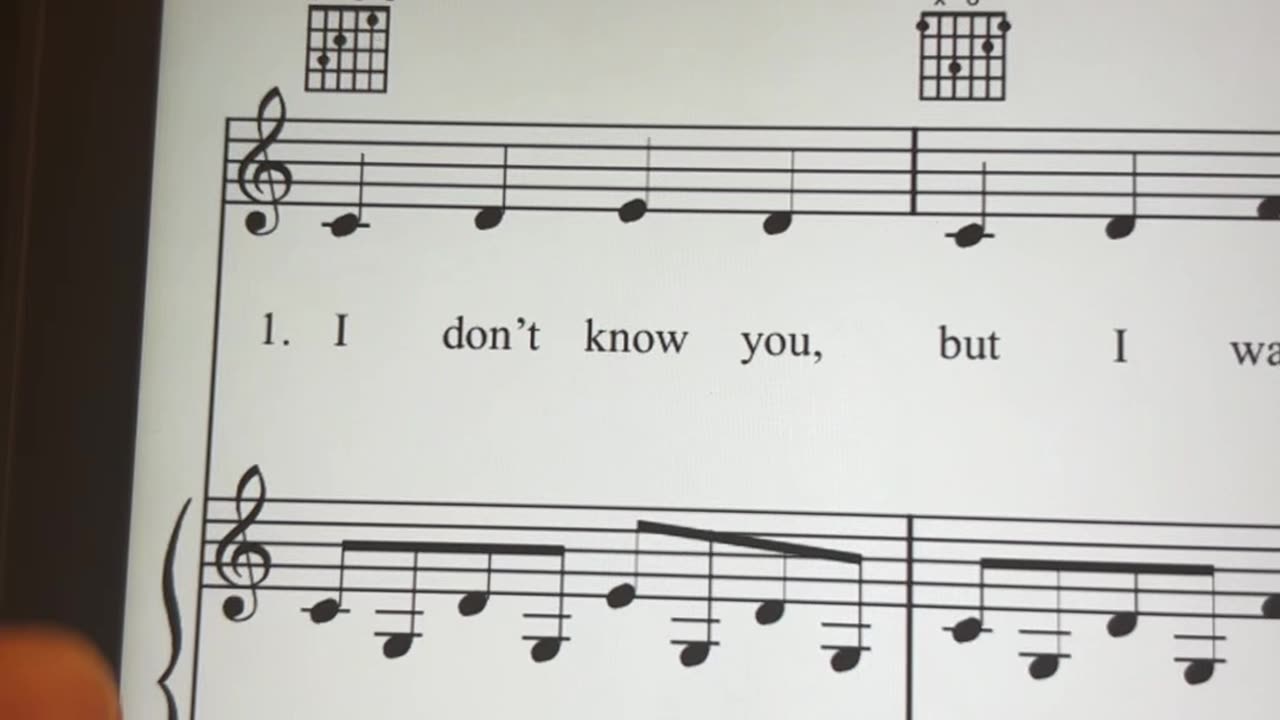 Learn sheet music for singers