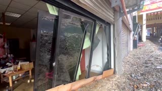 Typhoon Fung-wong batters Taiwan’s Yilan, damaging homes