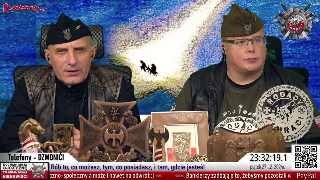 Telefony - DZWONIĆ! Piątek 27.12.2024r. W. Olszański, M. Osadowski Rodacy Kamraci NPTV.pl