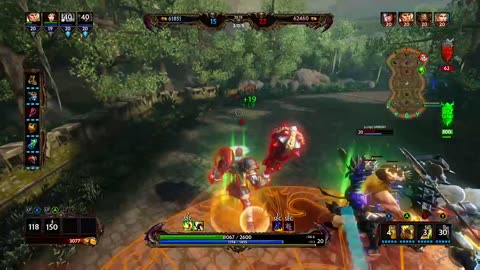 Smite: Hercules Just Casually Fighting a Team