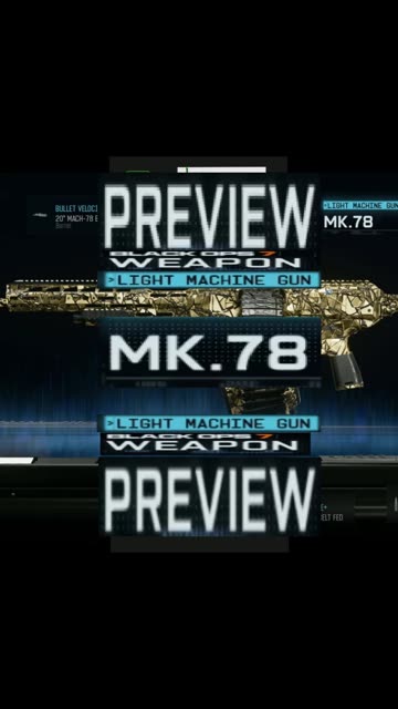 PROMO: MK. 78 LIGHT MACHINEGUN - GOLD CAMO CHALLENGE MONTAGE - CALL OF DUTY: BLACK OP 7 - #ps4 #cod