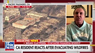 Evacuated Pasadena resident Brian Claypool absolutely UNLEASHES on Gavin